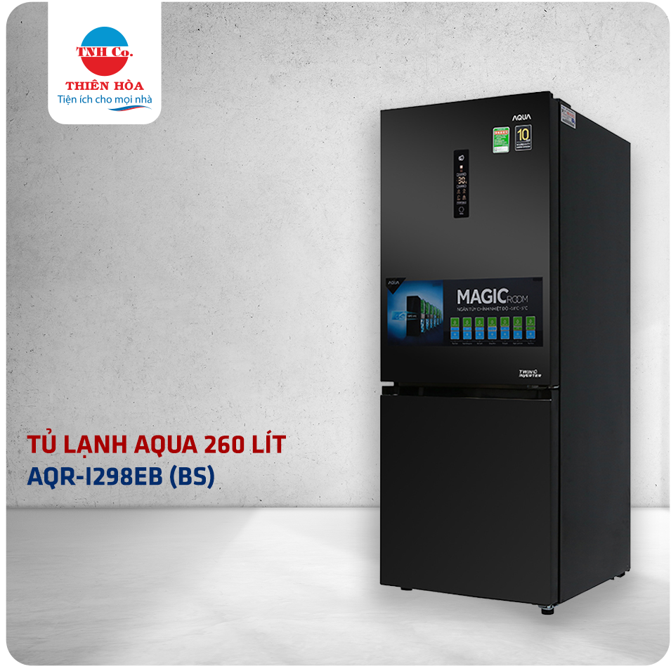 Tủ Lạnh AQUA 260 Lít AQR-I298EB (BS)