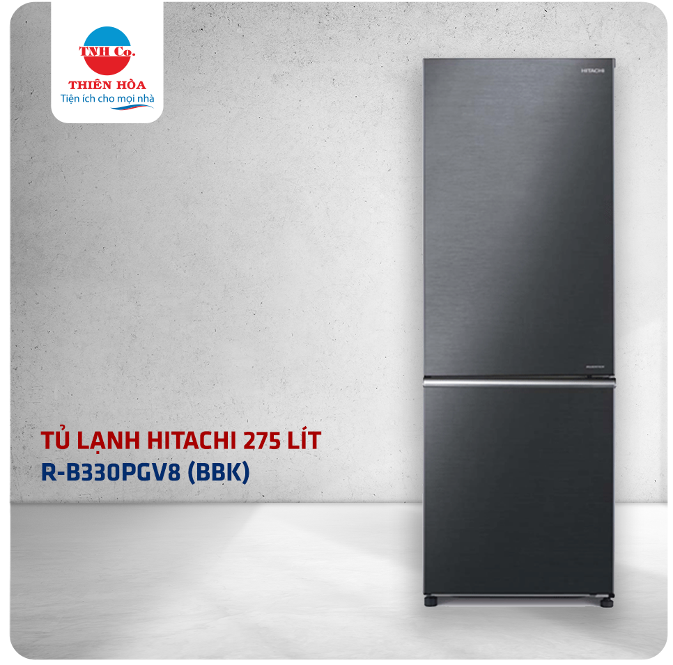 Tủ Lạnh HITACHI 275 Lít R-B330PGV8 (BBK)