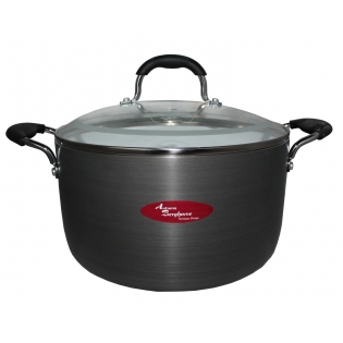 NỒI NHÔM NẮP KÍNH 24CM MORIITALIA HA0224C-AU06 CAO