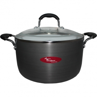 NỒI NHÔM NẮP KÍNH CAO 32CM MORIITALIA HA0232C-AU06