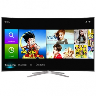 TIVI MÀN HÌNH CONG TCL L55C1-UC 55 INCH (SMART TV - 4K)