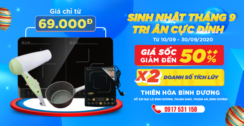 SINH NHẬT THÁNG 9 TRI ÂN CỰC ĐỈNH