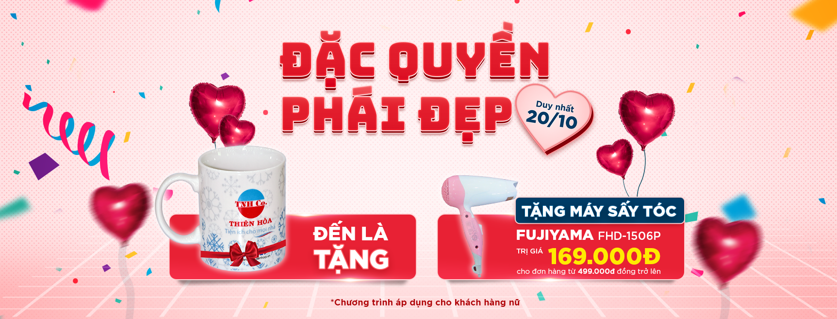 ĐẶC QUYỀN PHÁI ĐẸP DUY NHẤT 20/10