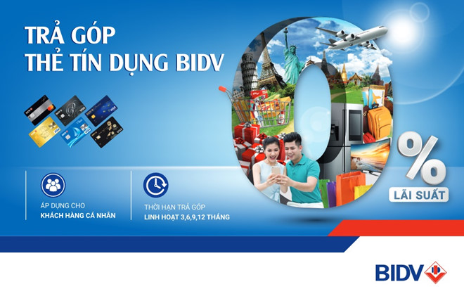 TRẢ GÓP THẺ TÍN DỤNG BIDV TẠI THIÊN NAM HÒA