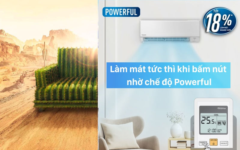 Máy lạnh PANASONIC Inverter 2HP CU/CS-PU18XKH-8M