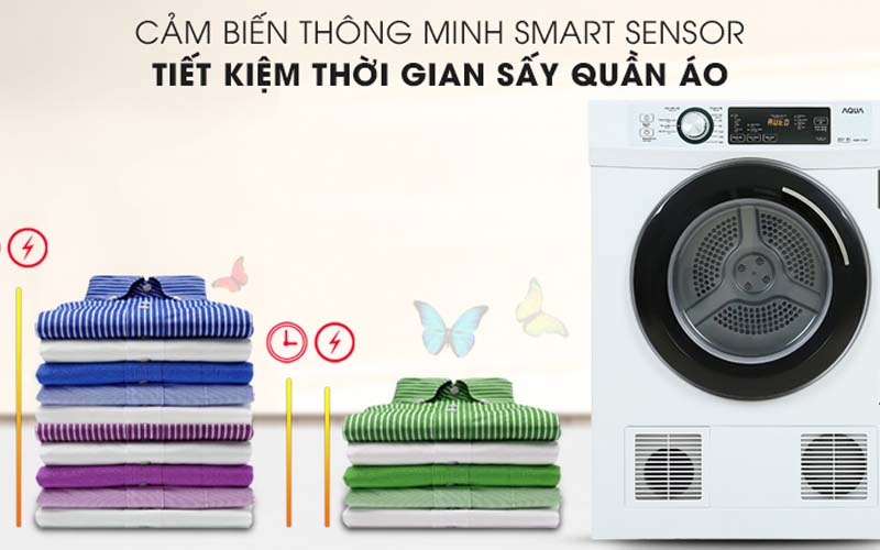 Máy sấy AQUA 7kg AQH-V700F.W