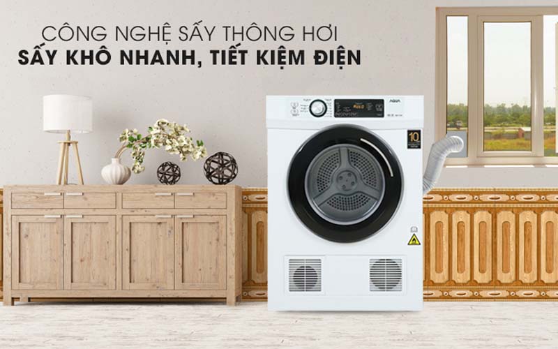 Máy sấy AQUA 7kg AQH-V700F.W