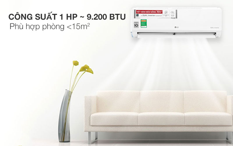 Máy lạnh LG Inverter 1HP V10ENW1