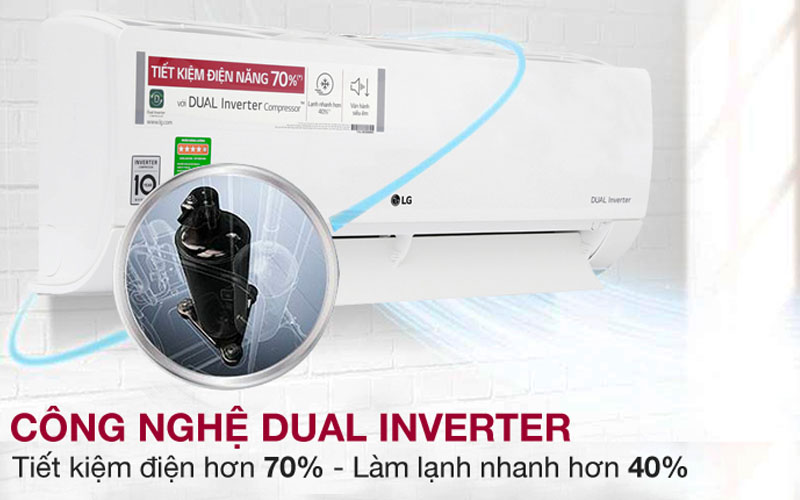 Máy lạnh LG Inverter 1HP V10ENW1