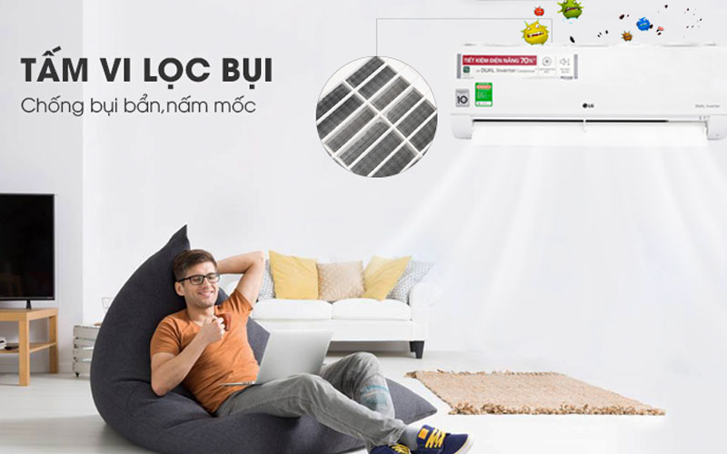 Máy lạnh LG Inverter 1HP V10ENW1