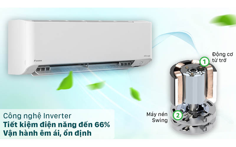 Máy lạnh DAIKIN Inverter 2HP FTKZ50VVMV/RKZ50VVMV