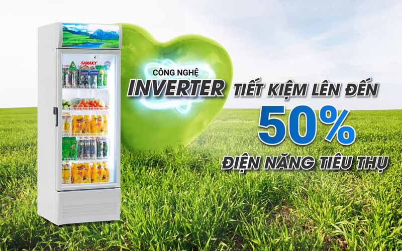 Tủ mát SANAKY Inverter 300 lít VH2589K3