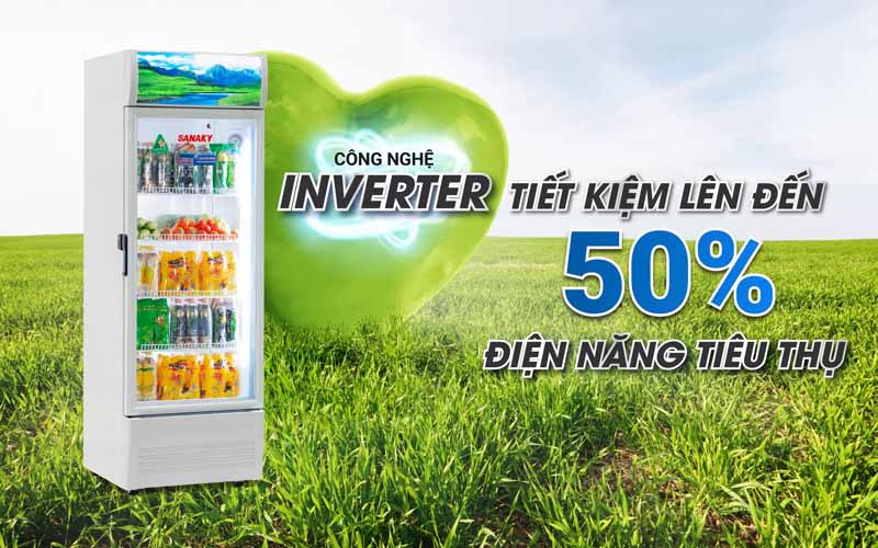 Tủ mát SANAKY Inverter 300 lít VH3089K3