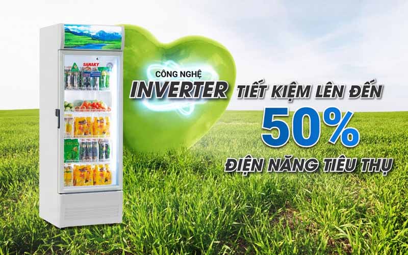 Tủ mát SANAKY Inverter 480 lít VH5089K