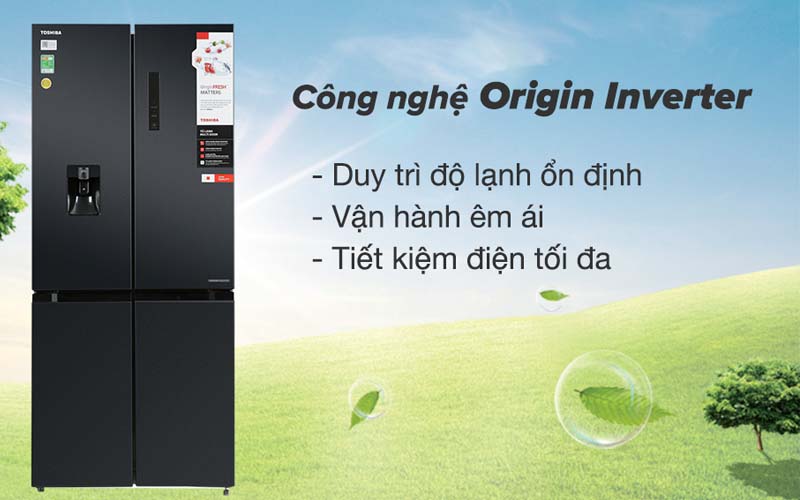 Tủ lạnh TOSHIBA Inverter 509 lít GR-RF605WI-PMV(06)-MG