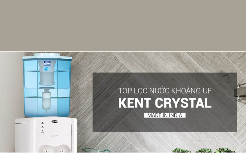 Bình lọc nước KENT CRYSTAL