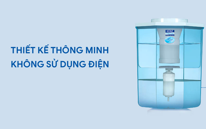 Bình lọc nước KENT CRYSTAL