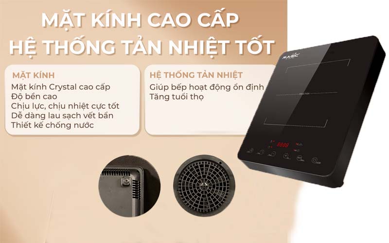 Bếp điện từ AC-201 hiệu MAGIC ECO