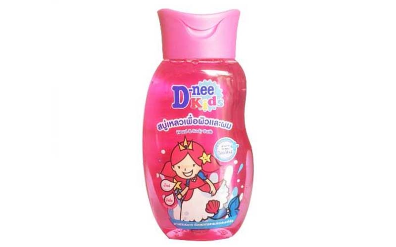 Tắm gội toàn thân trẻ em D-NEE hồng 200ML