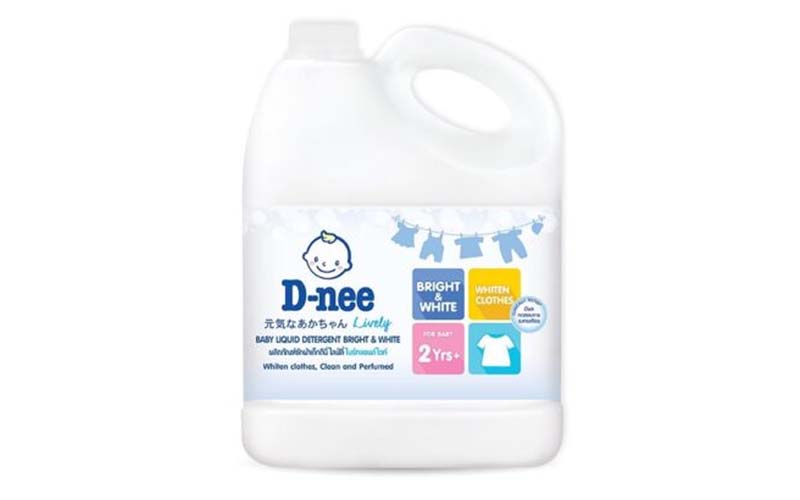 Nước giặt quần áo em bé D-NEE trắng 3L