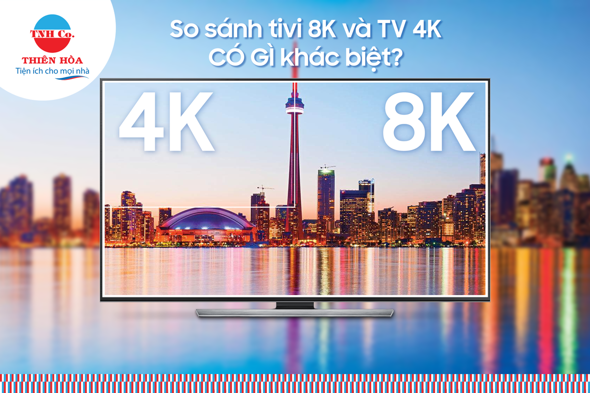 SO SÁNH TIVI 8K VÀ TV 4K: CÓ GÌ KHÁC BIỆT?