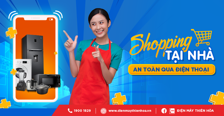 SHOPPING TẠI NHÀ AN TOÀN QUA ĐIỆN THOẠI