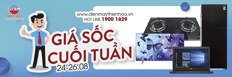 GIÁ SỐC CUỐI TUẦN 24-26.08.2018