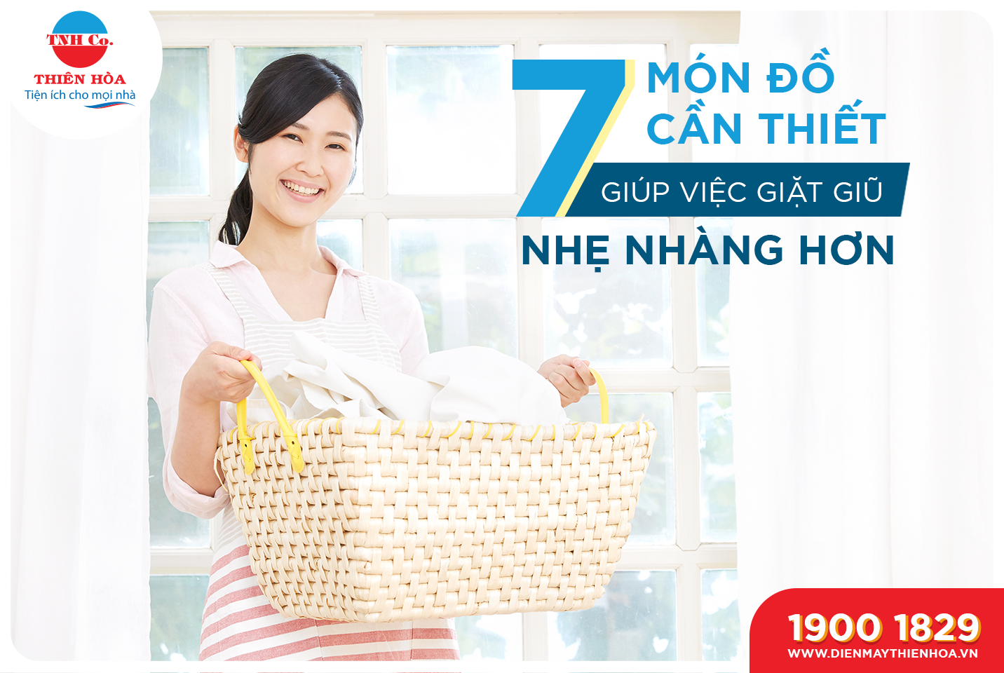 7 VẬT DỤNG CẦN THIẾT CHO VIỆC GIẶT GIŨ NHẸ NHÀNG HƠN