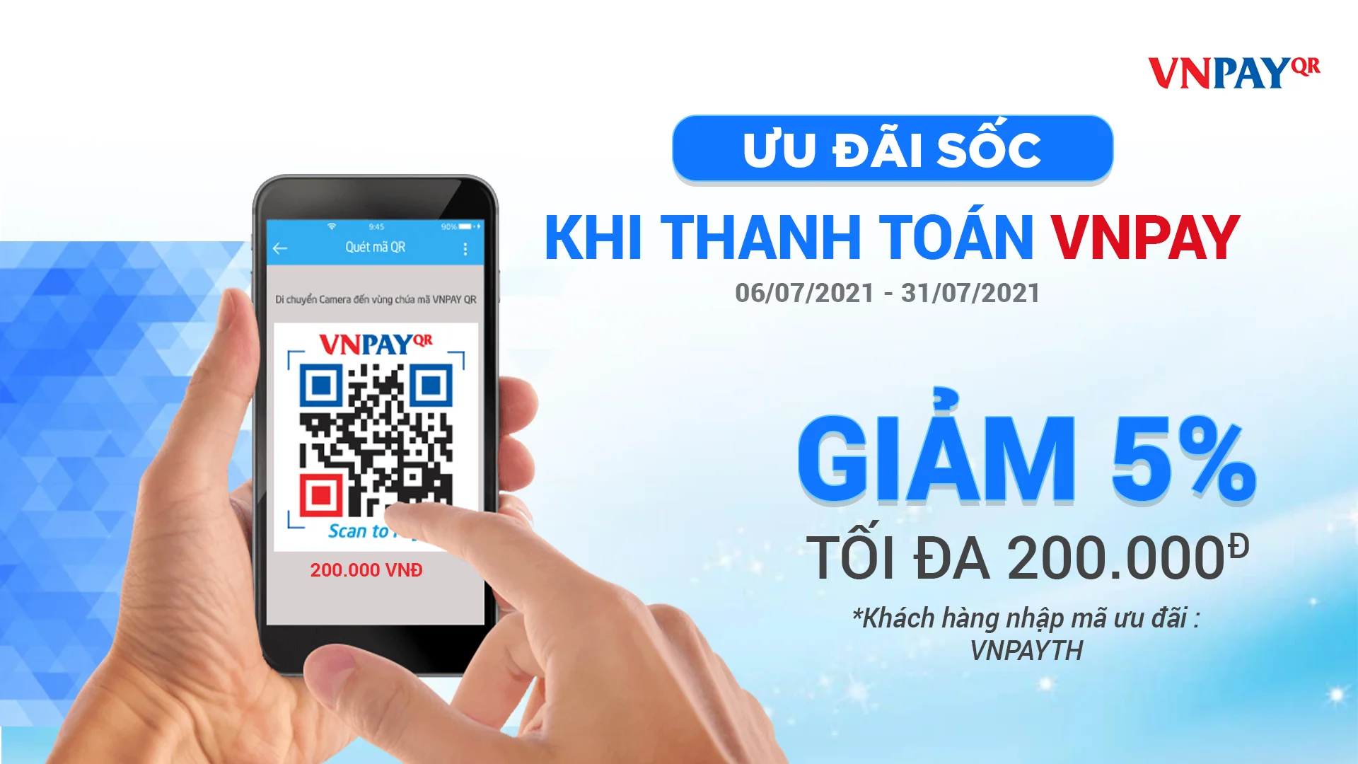 THANH TOÁN MỚI VNPAY THÊM NHIỀU ƯU ĐÃI HƠN TẠI THIÊN NAM HÒA