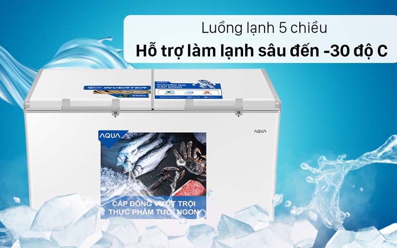 Tủ đông AQUA 429 Lít AQF-C5701E