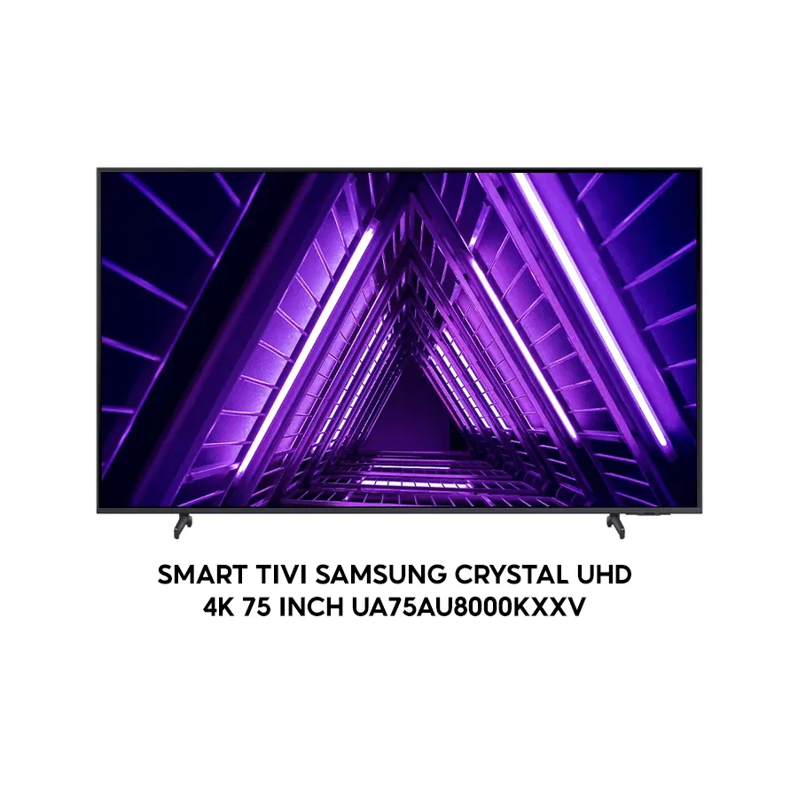 Smart tivi Samsung Crystal UHD 4K 75 inch UA75AU8000KXXV