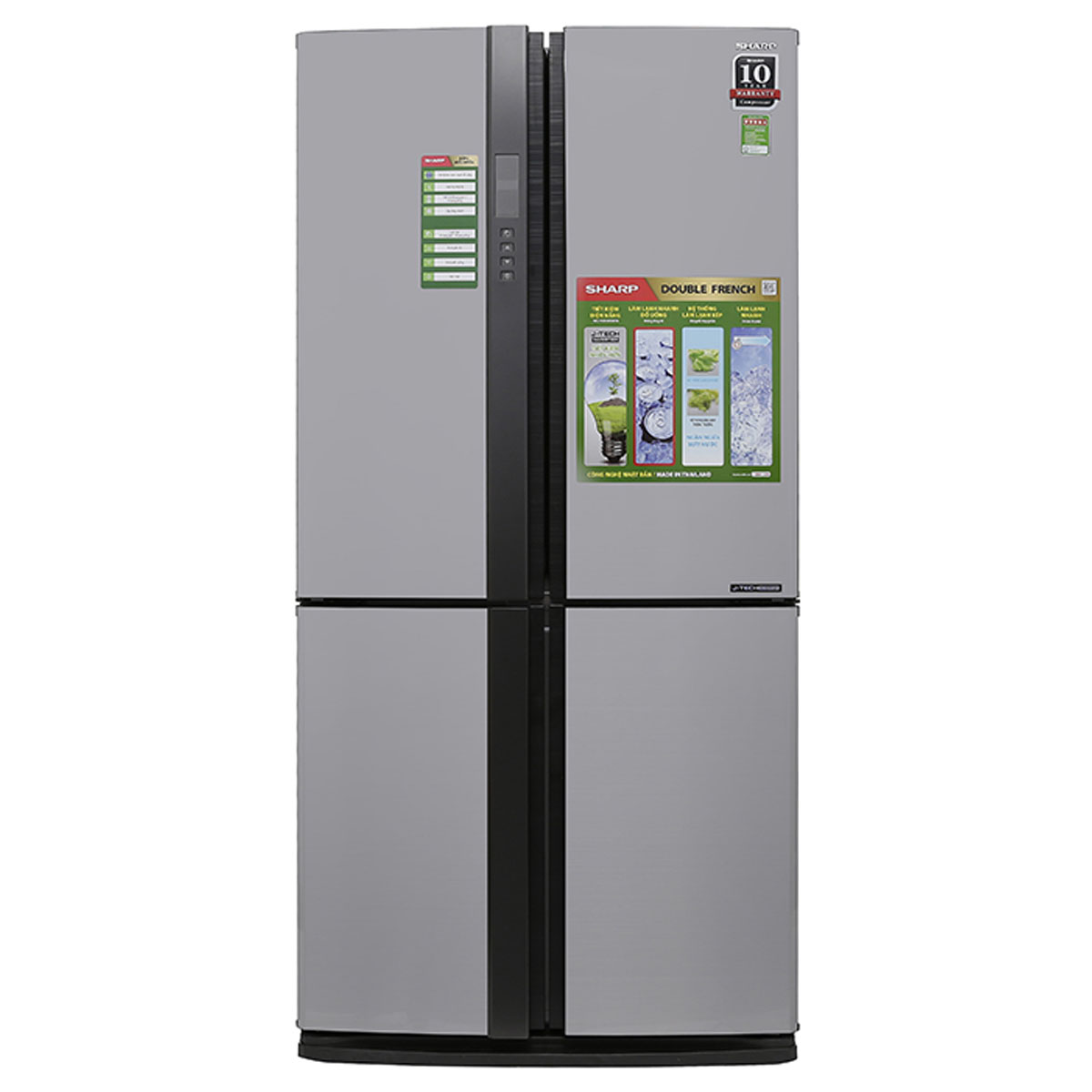 Tủ Lạnh Sharp Inverter 605 Lít SJ-FX680V-ST