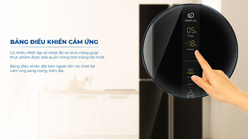 Tủ lạnh Aqua inverter 456 lít AQR-IGW525EM (GD)
