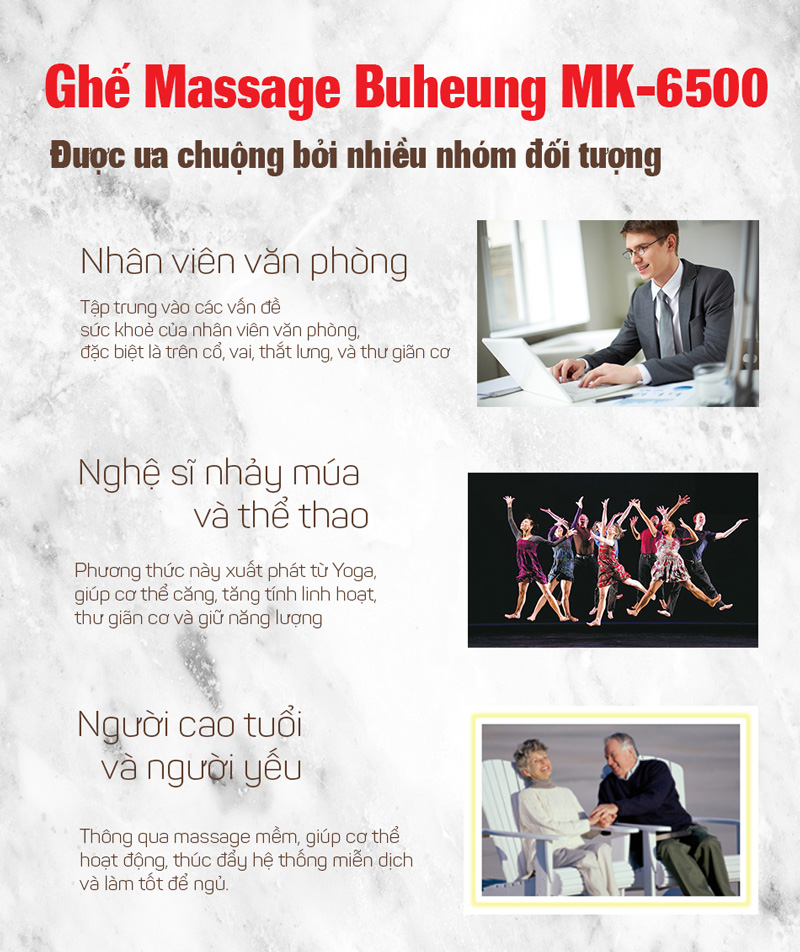 Ghế massage Buheung MK-6500