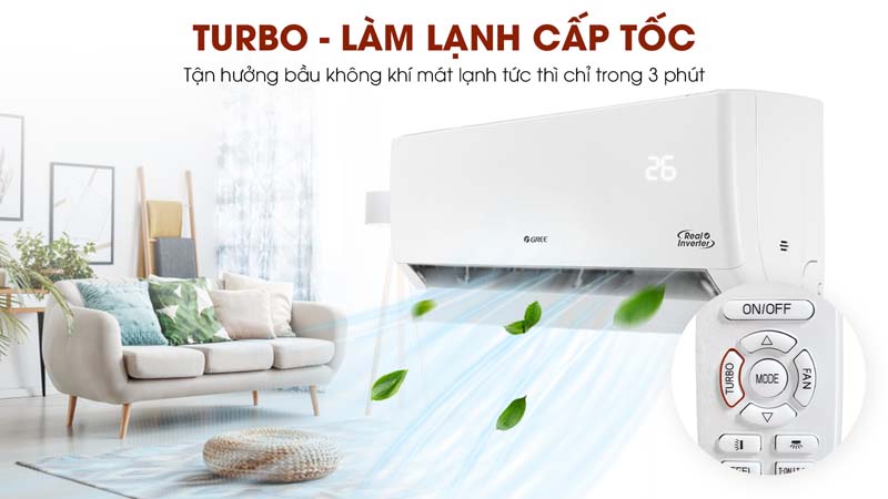 Máy lạnh Gree inverter 1 HP GWC09PB-K3D0P4