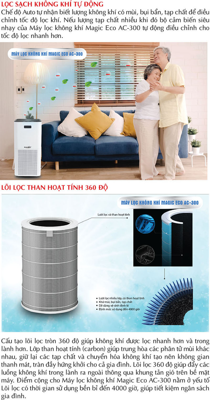 Máy lọc không khí Magic Eco AC-300