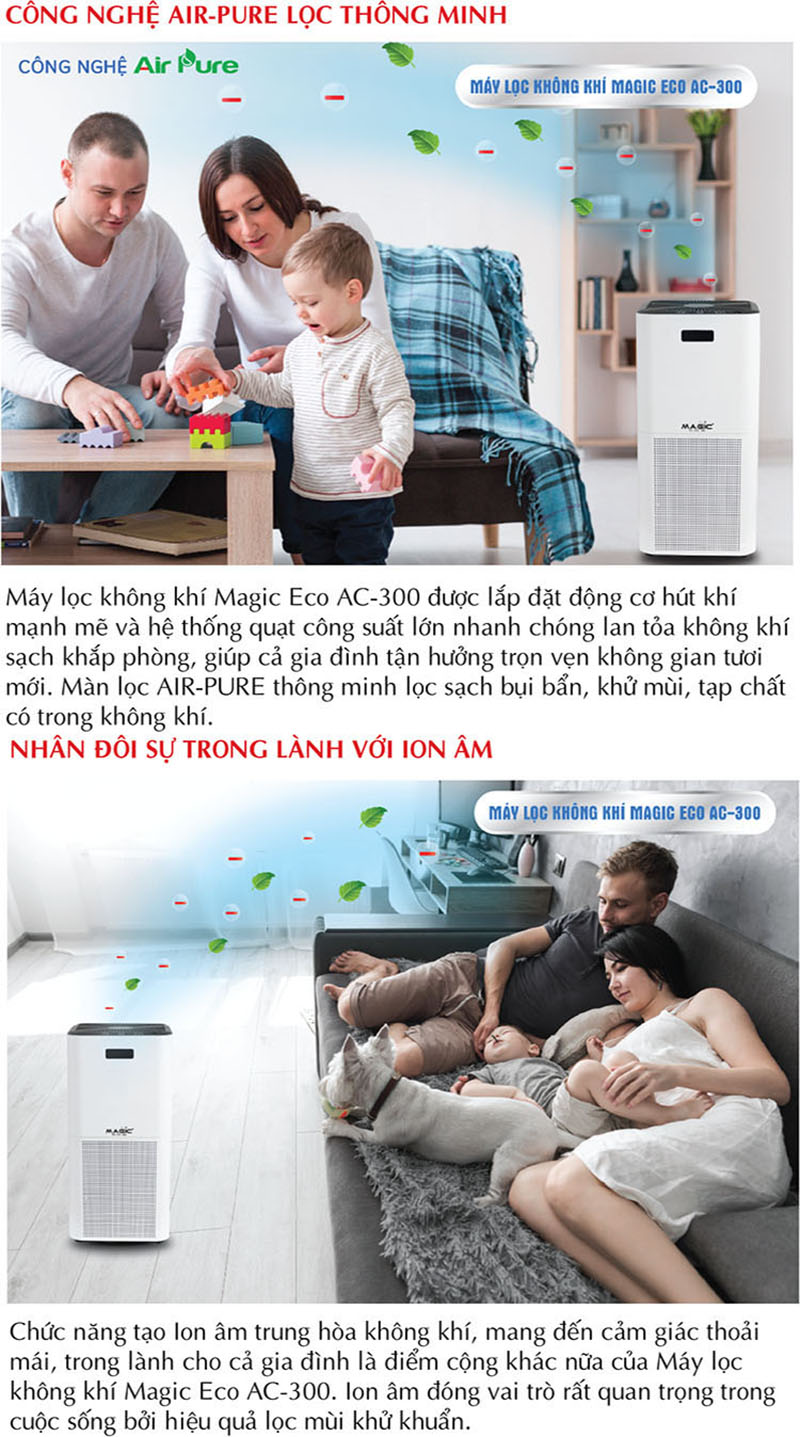 Máy lọc không khí Magic Eco AC-300