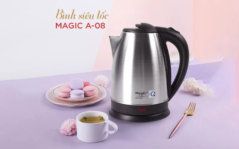 Ấm đun siêu tốc Magic 1,8 lít A-08