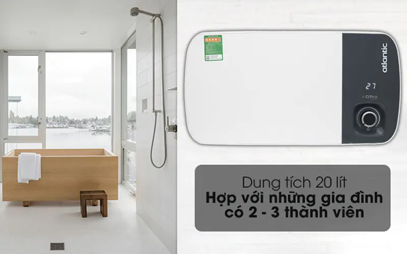 Bình nước nóng Atlantic 20 lít SWH 20H M-3