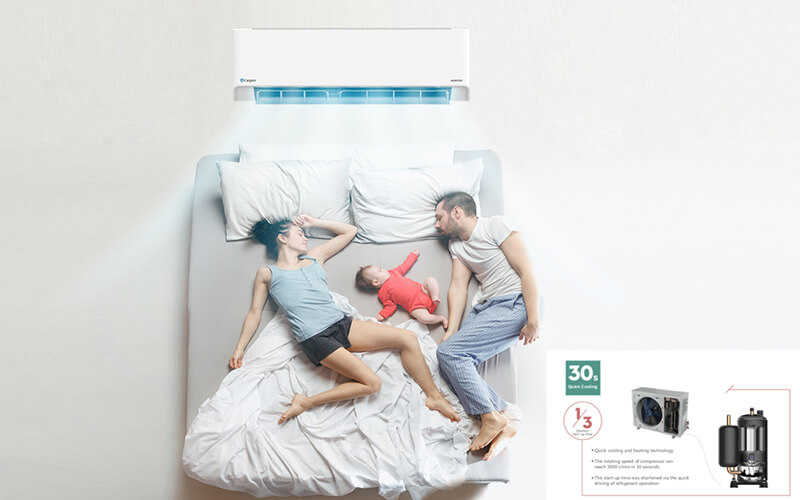 Máy lạnh Casper inverter 1.5 HP HC-12IA32