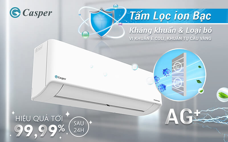 Máy lạnh Casper inverter 1.5 HP HC-12IA32