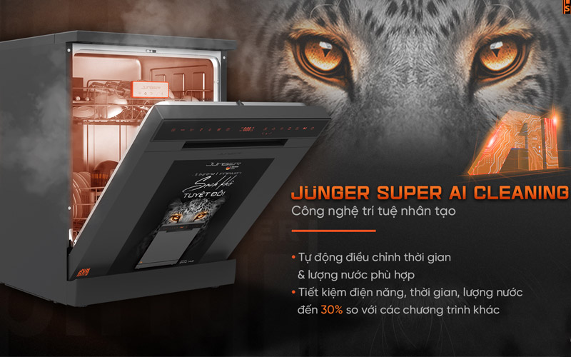 Máy rửa chén Junger Leopard DWJ-143