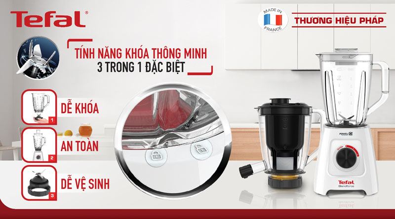 Máy xay sinh tố Tefal BL42Q166