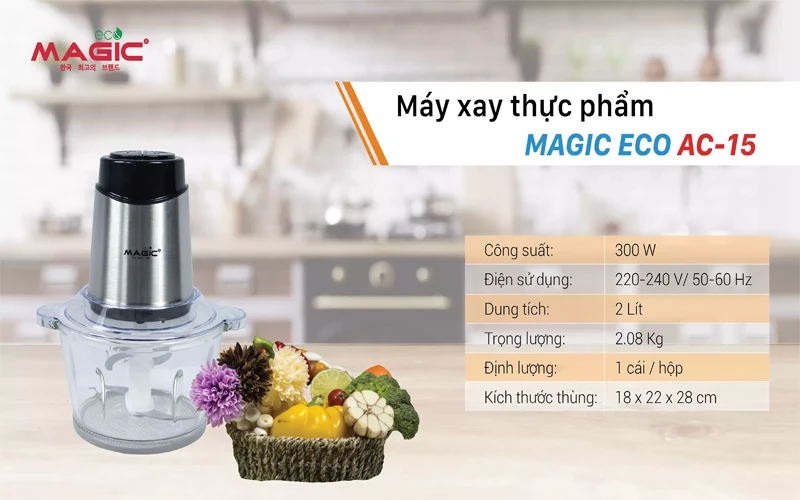 Máy xay thực phẩm Magic Eco AC-15