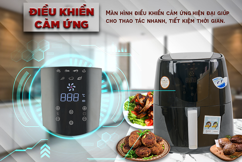 Nồi chiên không dầu Perfect 5 lít PF-D92