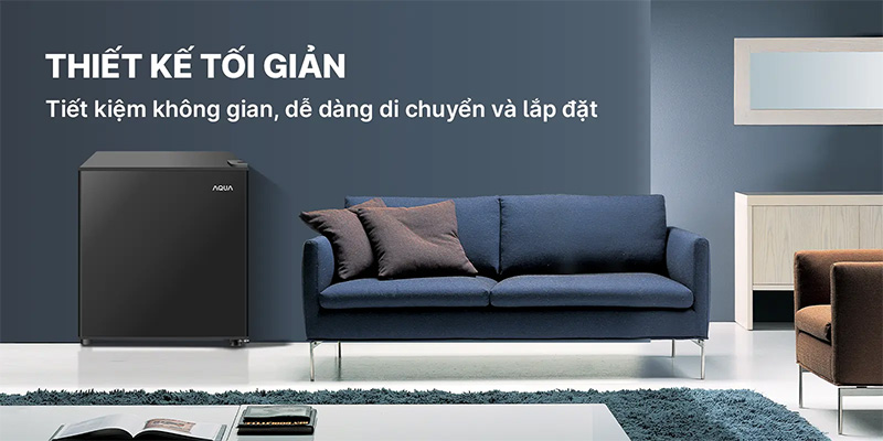 Tủ lạnh Aqua 90 lít AQR-D100FA(BS)