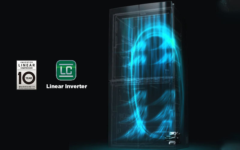 Tủ lạnh LG inverter 601 lít GR-D247JDS