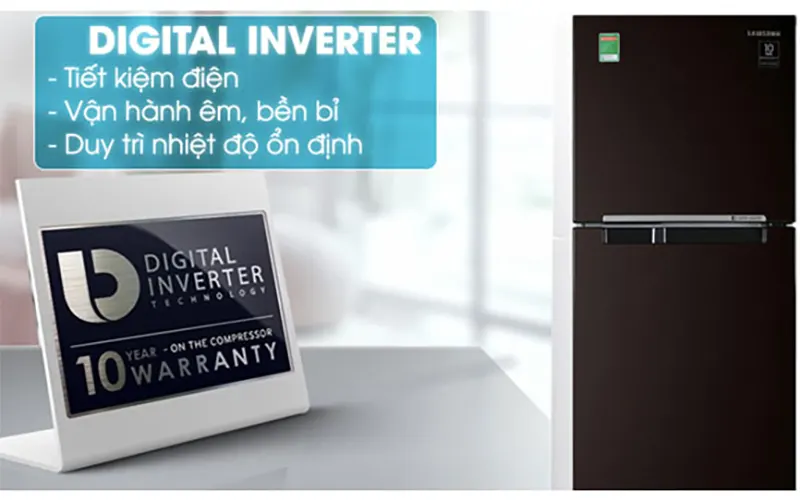 Tủ lạnh Samsung Inverter 236 lít RT22M4032BY/SV