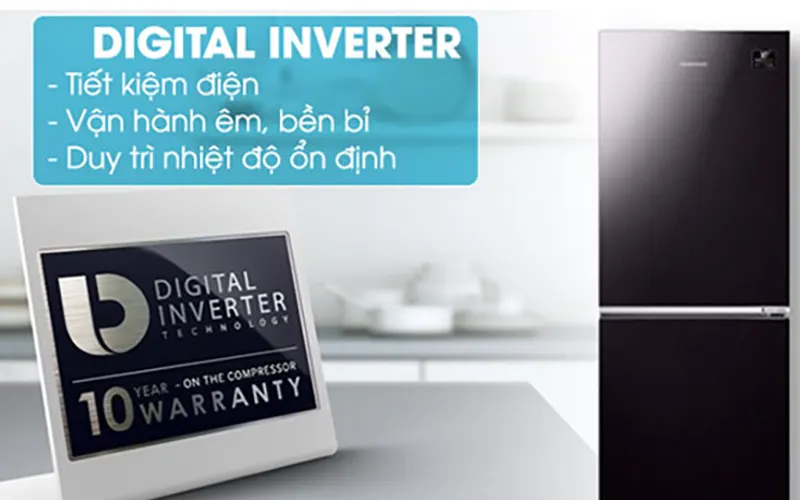 Tủ lạnh Samsung Inverter 310 lít RB30N4010BU/SV