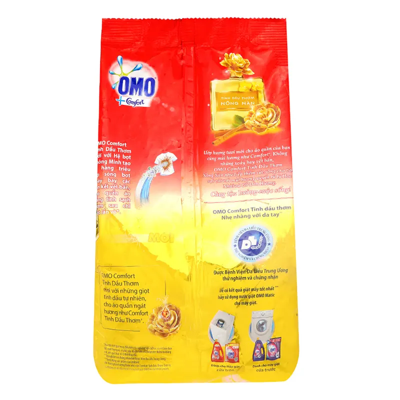 Bột giặt OMO COMFORT nồng nàn vàng 720g